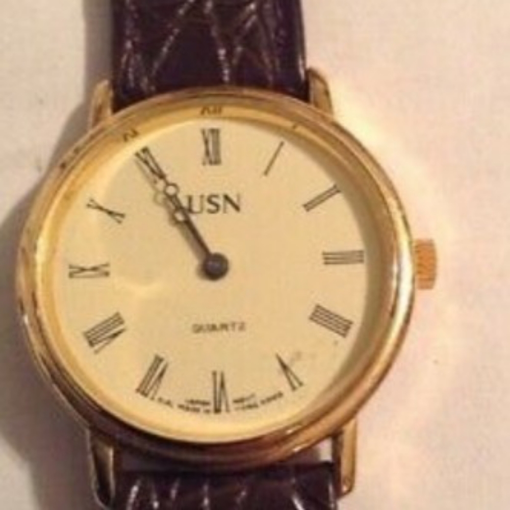 One World men's made in Hong Kong 'USN' Wristwatch